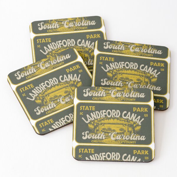 Item preview, Landsford Canal State Park, Chester, Lancaster County, South Carolina, badge design designed and sold by Wanderful-roads.
