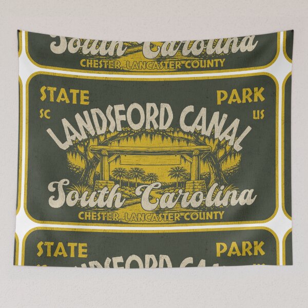 Item preview, Landsford Canal State Park, Chester, Lancaster County, South Carolina, badge design designed and sold by Wanderful-roads.