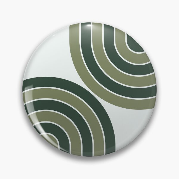 Item preview, Sage Green Mid Century Arch Geometric Abstract 2 designed and sold by nineFlorals.
