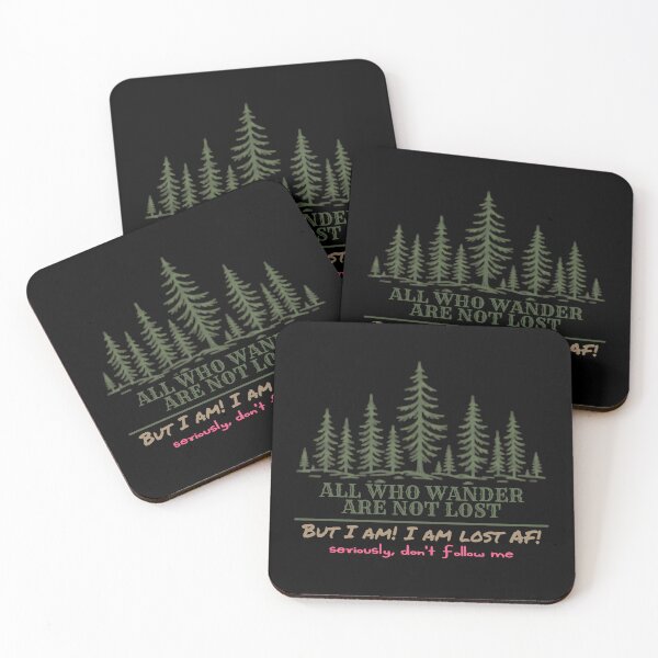 Item preview, All Who Wander Are Not Lost - But I am! designed and sold by Cut & Paste Productions.