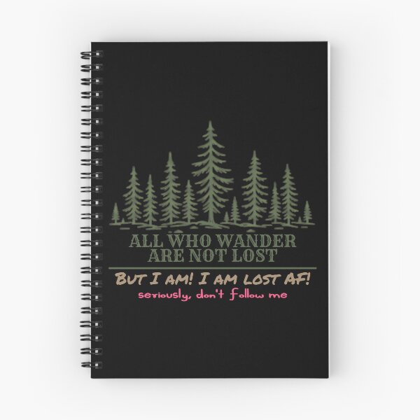 Item preview, All Who Wander Are Not Lost - But I am! designed and sold by Cut & Paste Productions.