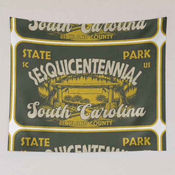 Item preview, Sesquicentennial State Park, Richland County, South Carolina, badge design designed and sold by Wanderful-roads.