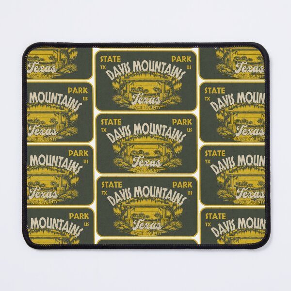 Item preview, Davis Mountains State Park, Davis County, Texas, badge design designed and sold by Wanderful-roads.