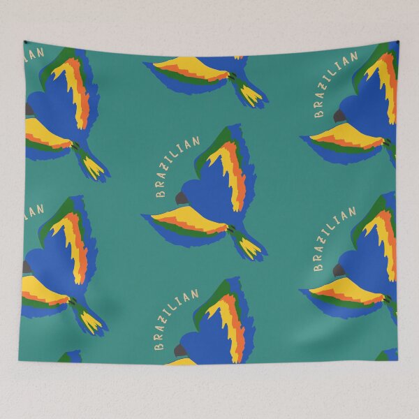 Item preview, Brazilian Soul - Tropical Nature Illustration designed and sold by Rosdeny.