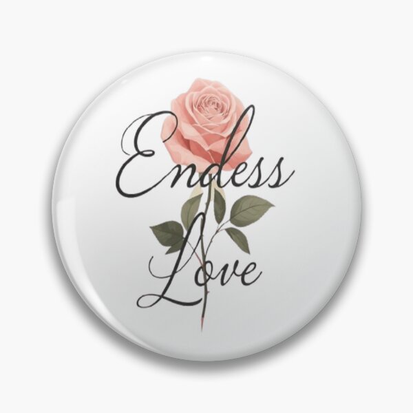 Item preview, Romantic rose with the inscription "Endless Love" designed and sold by Ahmedsyde.
