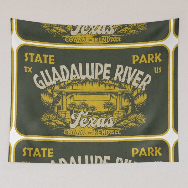 Item preview, Guadalupe River State Park, Comal - Kendall, Texas, badge design designed and sold by Wanderful-roads.