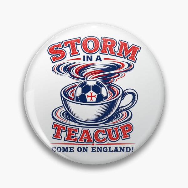 Item preview, England Football Storm in a Tea Cup designed and sold by Moko7.