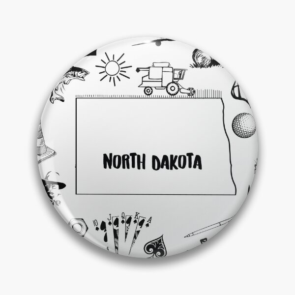 Item preview, North Dakota Minnesota Core Doodle designed and sold by Gracewagner18.