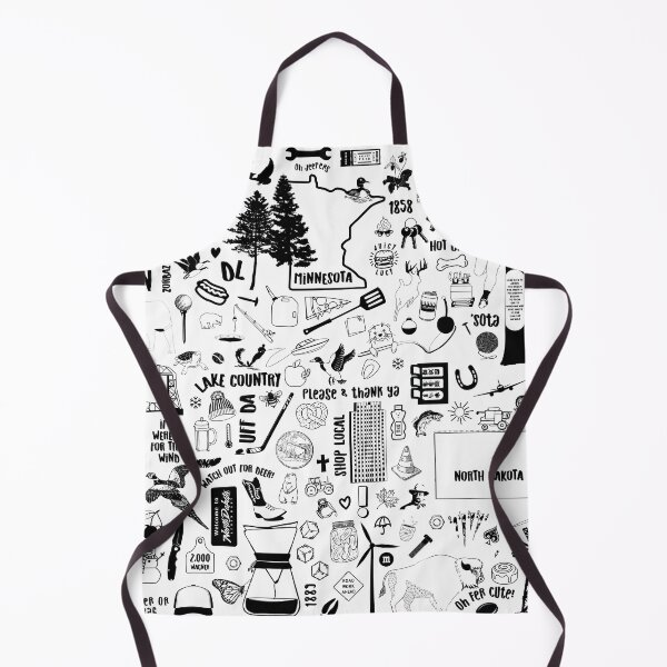 Item preview, North Dakota Minnesota Core Doodle designed and sold by Gracewagner18.