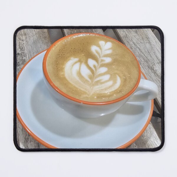 Item preview, Latte Art Coffee Cup Wooden Table designed and sold by Isabeles Crafts.