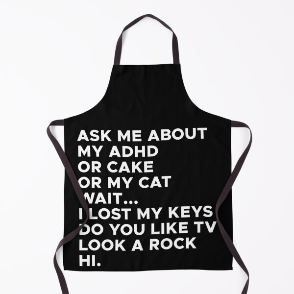Item preview, Funny ADHD Inner Monologue Chaos Cat Slogan designed and sold by mmhmerch.