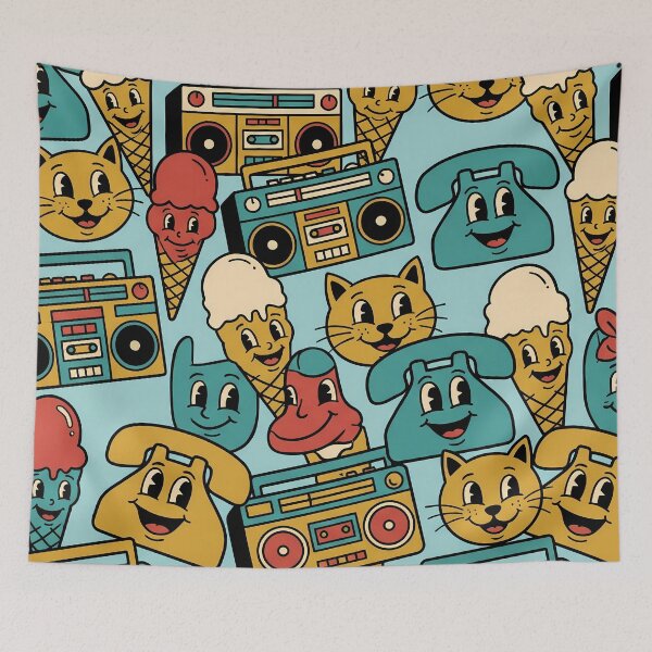 Item preview, Retro Pop Art Merging Reality Fantasy Artistic Expression designed and sold by ART ATTACK ZONE.