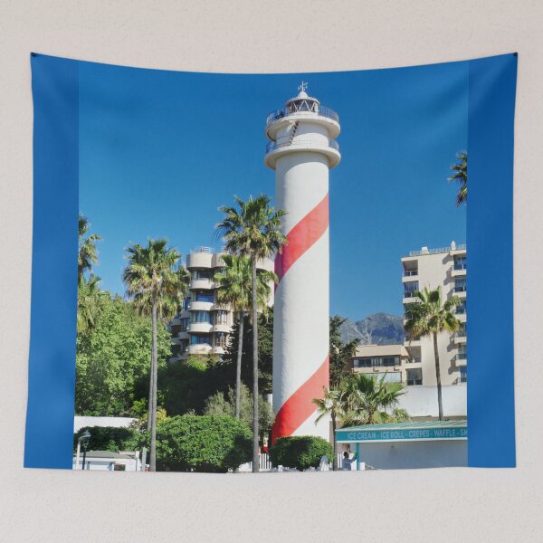 Item preview, Playa Del Faro Lighthouse Marbella designed and sold by Alisonchambers2.