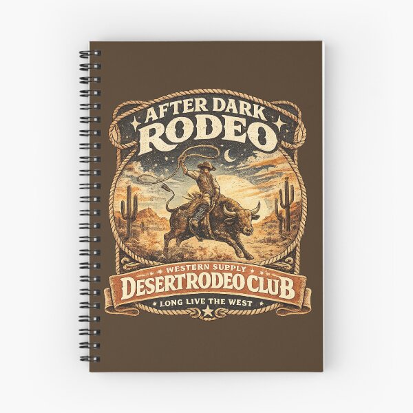 Item preview, Rodeo nocturno con gráficos vintage del oeste | Estética del club de rodeo del desierto designed and sold by Anyshca.