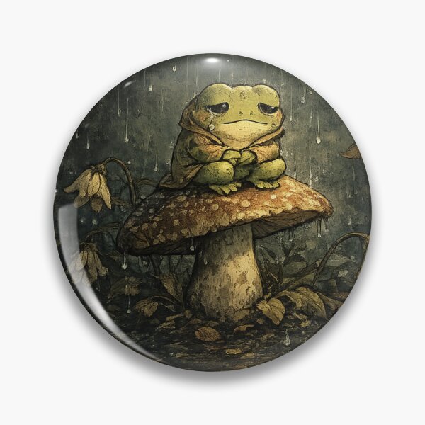 Item preview, Sad Frog It Is What It Is – Melancholic Vintage Aesthetic Emotional Art | Sad Frog Gift designed and sold by irfanshikh.