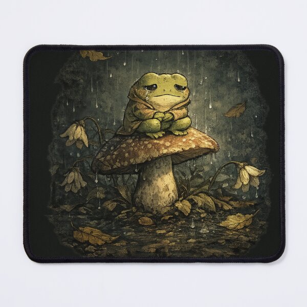 Item preview, Sad Frog It Is What It Is – Melancholic Vintage Aesthetic Emotional Art | Sad Frog Gift designed and sold by irfanshikh.