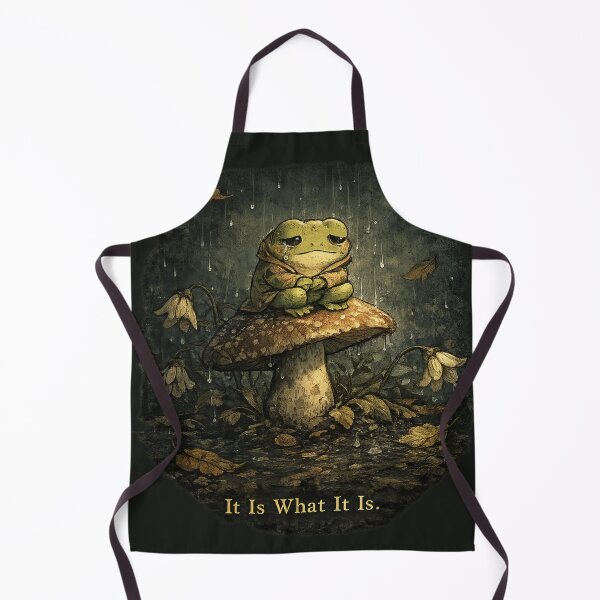 Item preview, Sad Frog It Is What It Is – Melancholic Vintage Aesthetic Emotional Art | Sad Frog Gift designed and sold by irfanshikh.