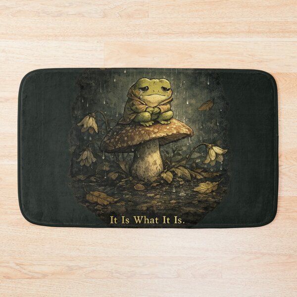 Item preview, Sad Frog It Is What It Is – Melancholic Vintage Aesthetic Emotional Art | Sad Frog Gift designed and sold by irfanshikh.