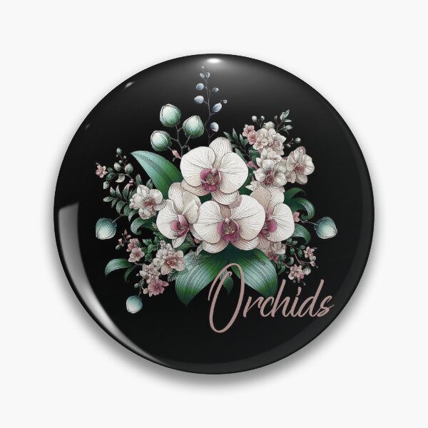 Item preview, FLORAL ART, WHITE ORCHIDS, EXOTIC BLOSSOMS, PRETTY FLOWERS designed and sold by classic car craze.