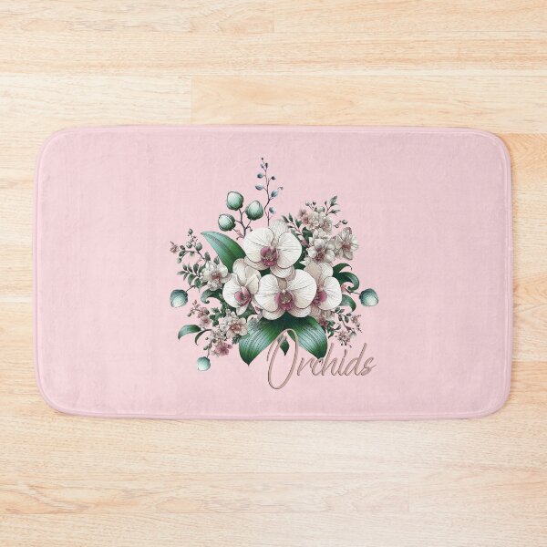 Item preview, FLORAL ART, WHITE ORCHIDS, EXOTIC BLOSSOMS, PRETTY FLOWERS designed and sold by classic car craze.