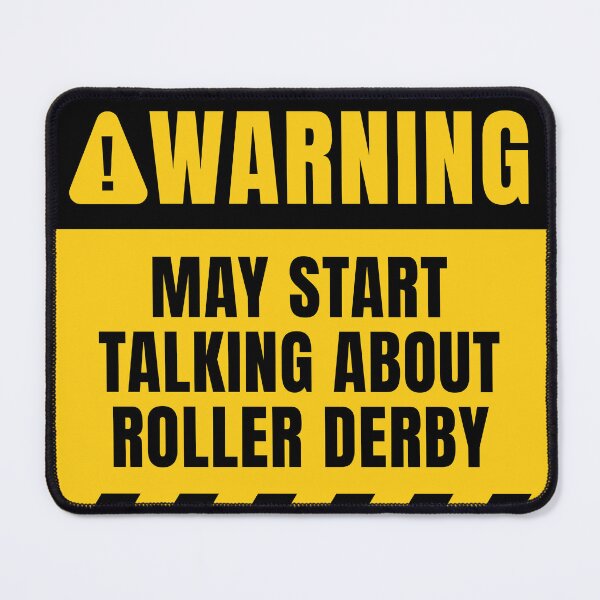 Item preview, Roller Derby Funny Warning Sign designed and sold by MaryAller.