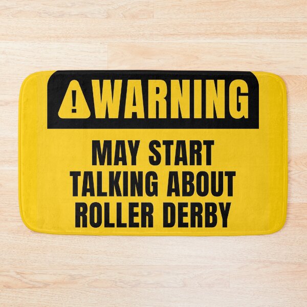 Item preview, Roller Derby Funny Warning Sign designed and sold by MaryAller.