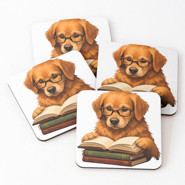 Item preview, Smart Golden Retriever Book Lover  designed and sold by teeperfect.