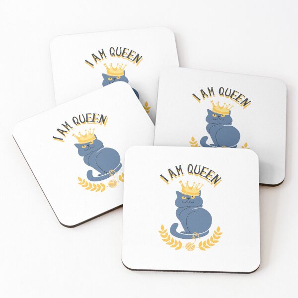 Item preview, I Am Queen Funny Cat Crown Design designed and sold by Kruki99.