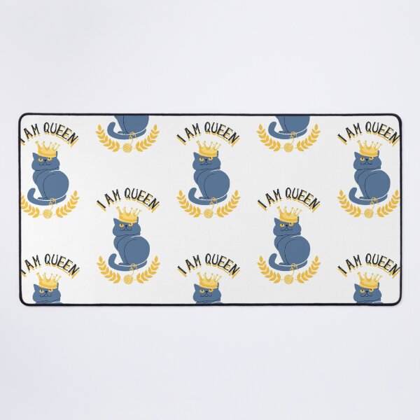 Item preview, I Am Queen Funny Cat Crown Design designed and sold by Kruki99.