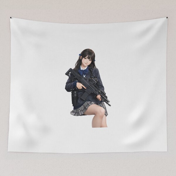 Item preview, Tactical School Girl - Anime Special Ops designed and sold by RAWLIFEGRAPHIC.