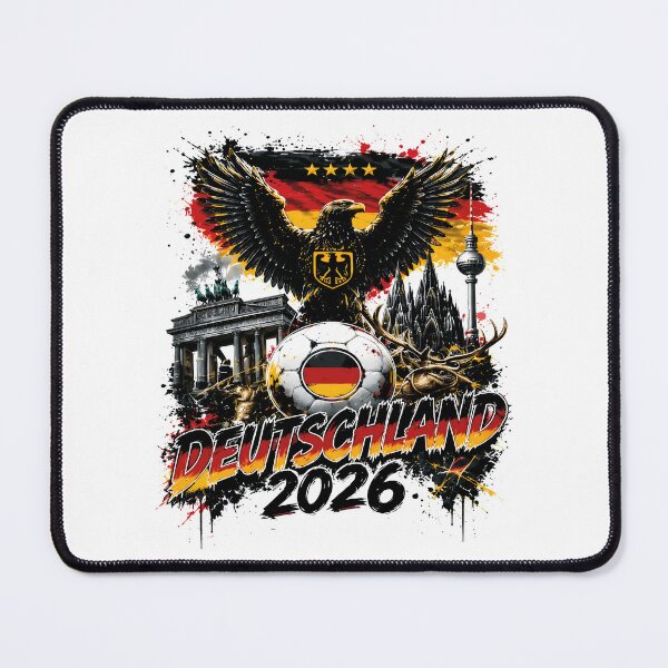 Item preview, Deutschland 2026 Adler Fußball  T-Shirt – Patriotisches Deutsches Soccer Supporter Shirt im Vintage Stil designed and sold by al21ex.