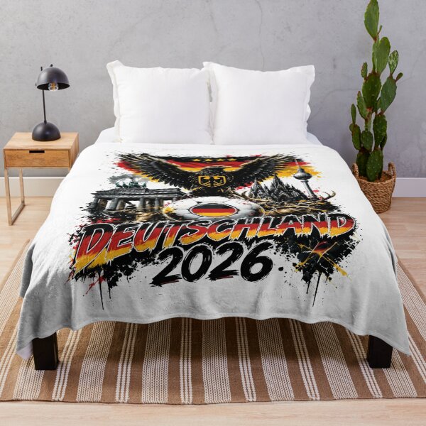 Item preview, Deutschland 2026 Adler Fußball  T-Shirt – Patriotisches Deutsches Soccer Supporter Shirt im Vintage Stil designed and sold by al21ex.