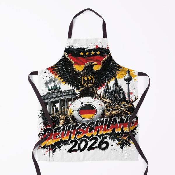Item preview, Deutschland 2026 Adler Fußball T-Shirt – Patriotisches Deutsches Soccer Supporter Shirt im Vintage Stil designed and sold by al21ex.