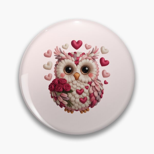 Item preview, an adorable Valentine’s Day Owl designed and sold by 123ks.
