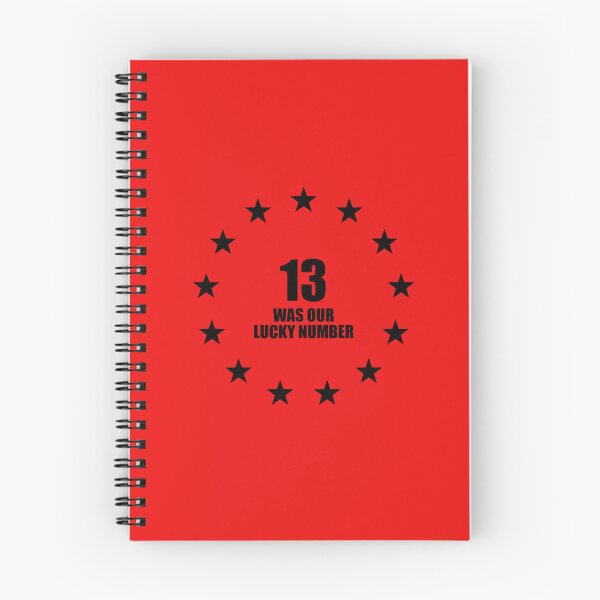 Item preview, 13 Was Our Lucky Number - Patriotic Stars Black Version designed and sold by 2BrokeYoopers.