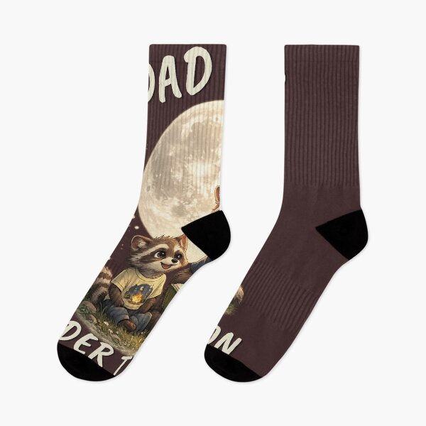 Item preview, Dad Tales Under The Moon Cute Raccoon Father Son Storytelling Shirt designed and sold by HOUSE OF TIST.