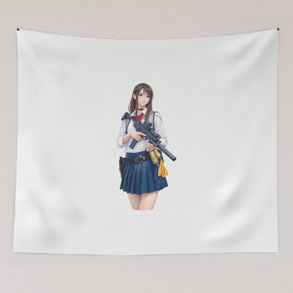 Item preview, Tactical School Girl - Anime Special Ops designed and sold by RAWLIFEGRAPHIC.
