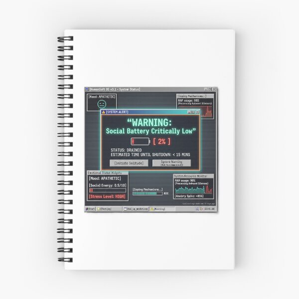 Item preview, Anxiety Monitoring System Active – Cyber Emotional Scanner designed and sold by Prism-Bubble.