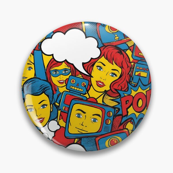 Item preview, Red Blue Yellow Pop Art Doodles Artistic Expression designed and sold by ART ATTACK ZONE.