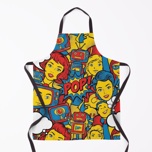 Item preview, Red Blue Yellow Pop Art Doodles Artistic Expression designed and sold by ART ATTACK ZONE.