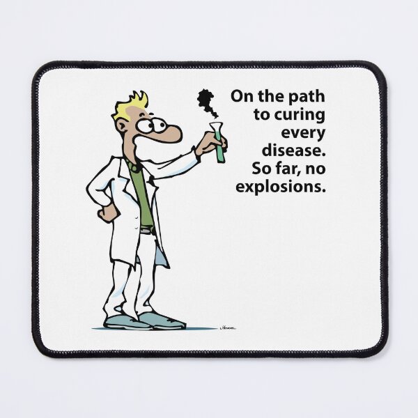 Item preview, Researcher Cartoon Man designed and sold by DoubleCap Design.