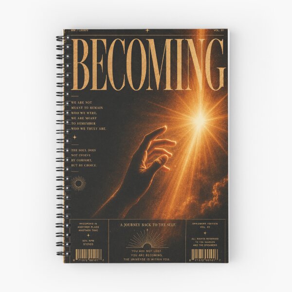 Item preview, Becoming — Retro Philosophical Editorial Poster designed and sold by Watchyyy.
