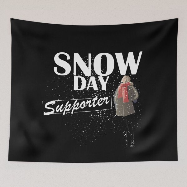 Item preview, Snow Day Supporter Winter nights Make it snow designed and sold by LilaDiams.