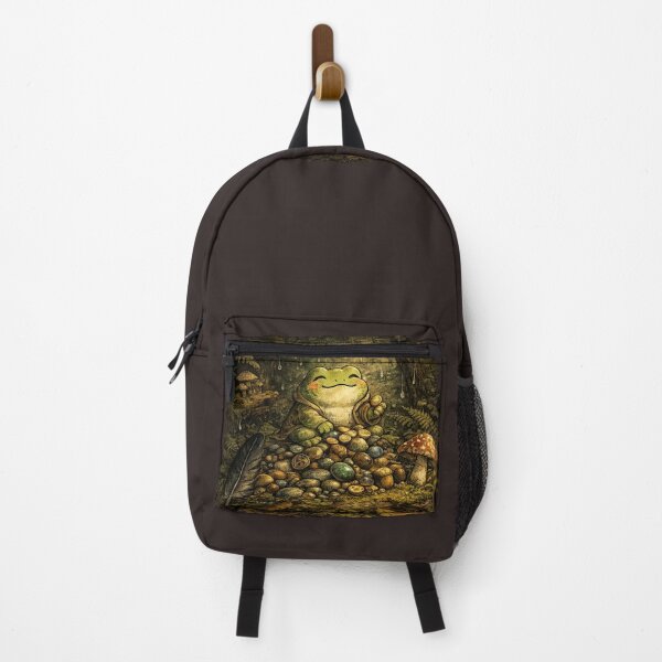 Item preview, Goblincore Frog Hoard Collector – Whimsical Forest Treasure Art | Goblincore Frog Gift designed and sold by irfanshikh.