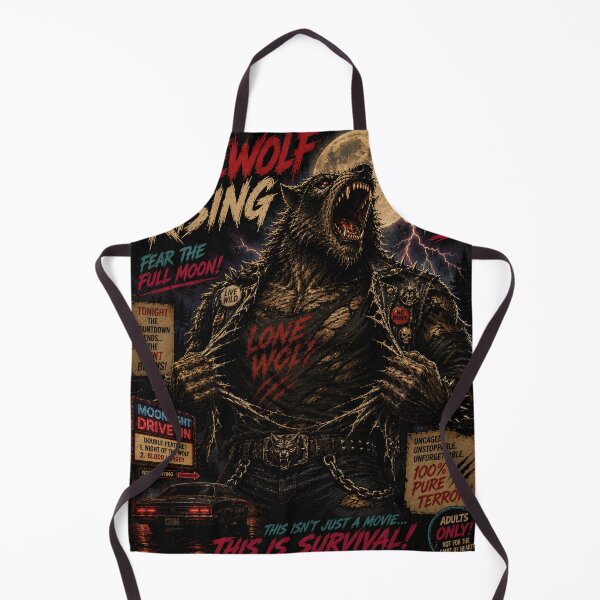 Item preview, Werewolf Ripped Shirt Horror Art | Werewolf Rising Full Moon Retro Monster Design designed and sold by The Confluence.
