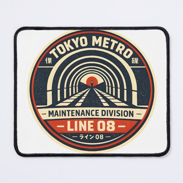 Item preview, Tokyo Metro Maintenance Division Retro Streetwear Graphic designed and sold by Naviora.
