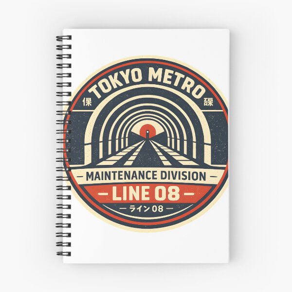 Item preview, Tokyo Metro Maintenance Division Retro Streetwear Graphic designed and sold by Naviora.