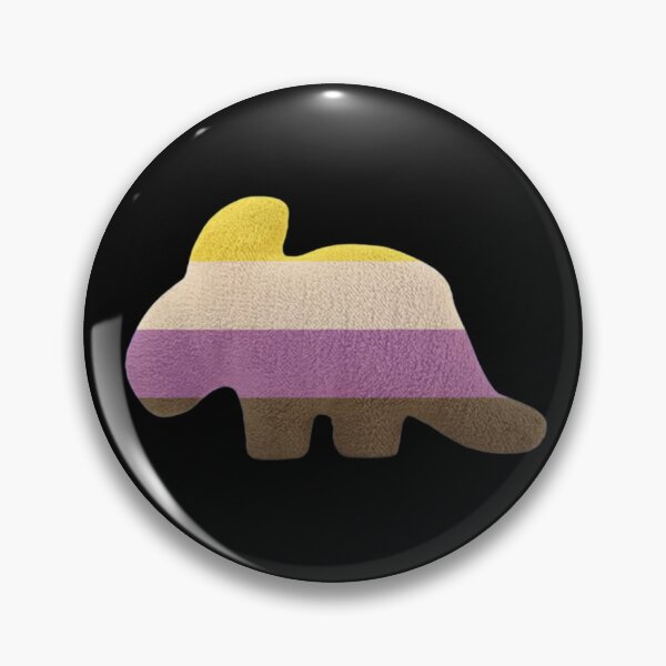 Item preview, nonbinary Dino nuggie triceratops  designed and sold by Meowmeow996.