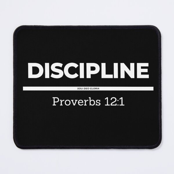 Item preview, Discipline Proverbs 12:1 Bible Verse Christian Design designed and sold by Ken Chung.