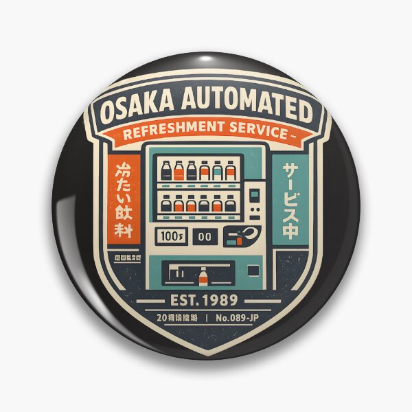 Item preview, Osaka Automated Refreshment Service Retro Graphic designed and sold by Naviora.